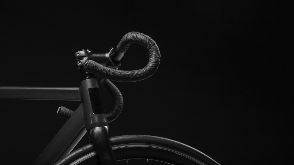 cycle class bike in black with black background